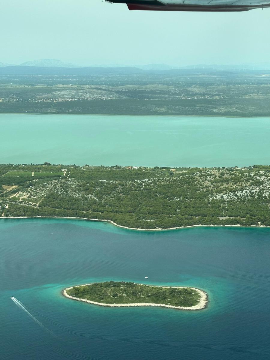 Panoramic flight from Zadar